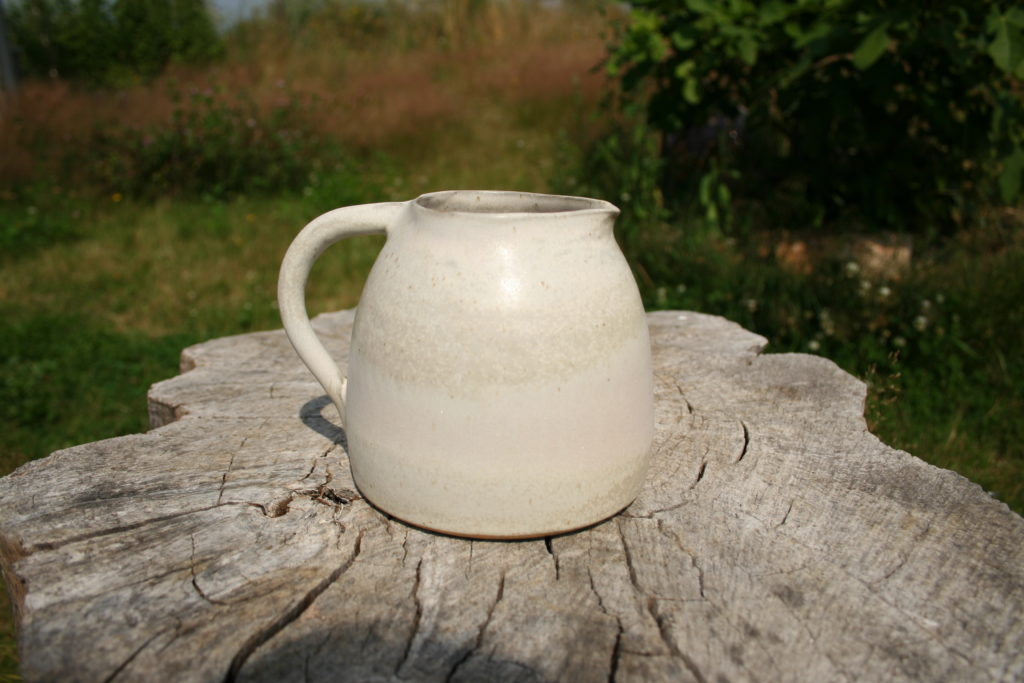 Ceramique moderne Pichet 1email blanc